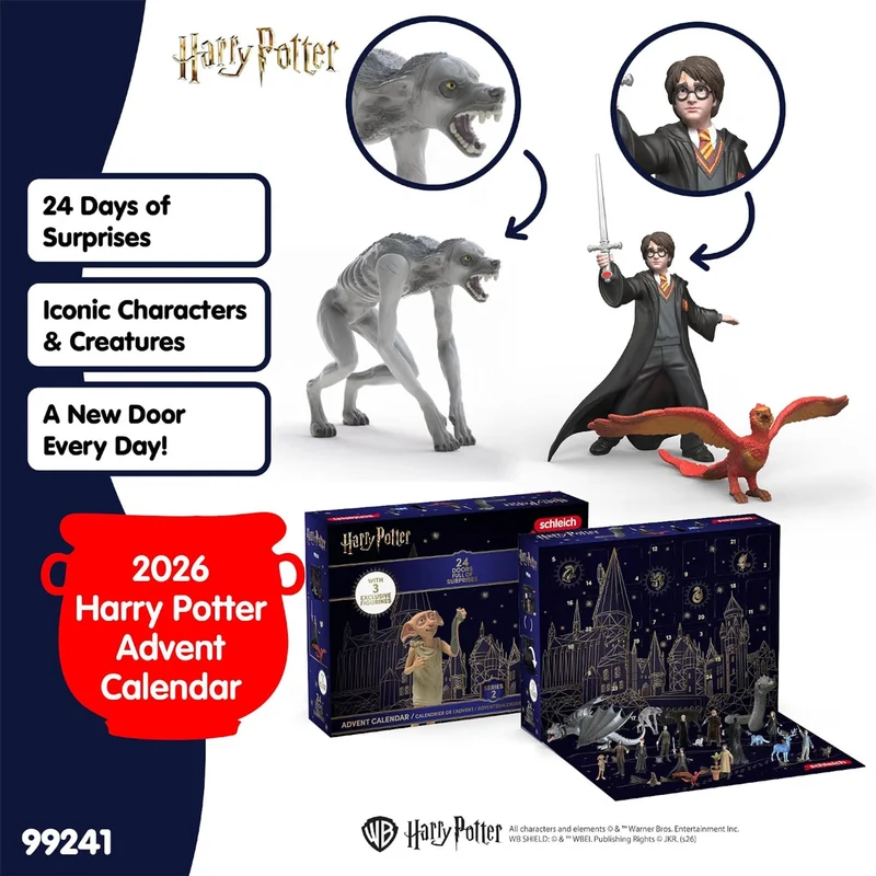 Harry Potter Toy Advent Calendar 2026, Schleich Series 2 with Exclusive Figures