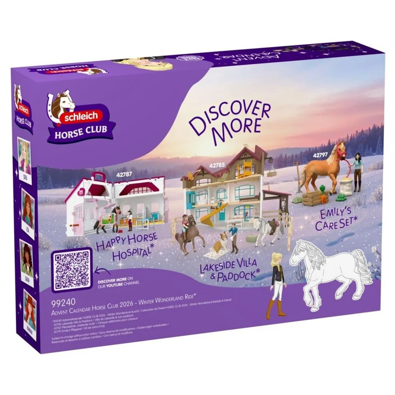 Schleich Horse Club Toy Advent Calendar, 32 Piece Horse Advent Calendar 2026