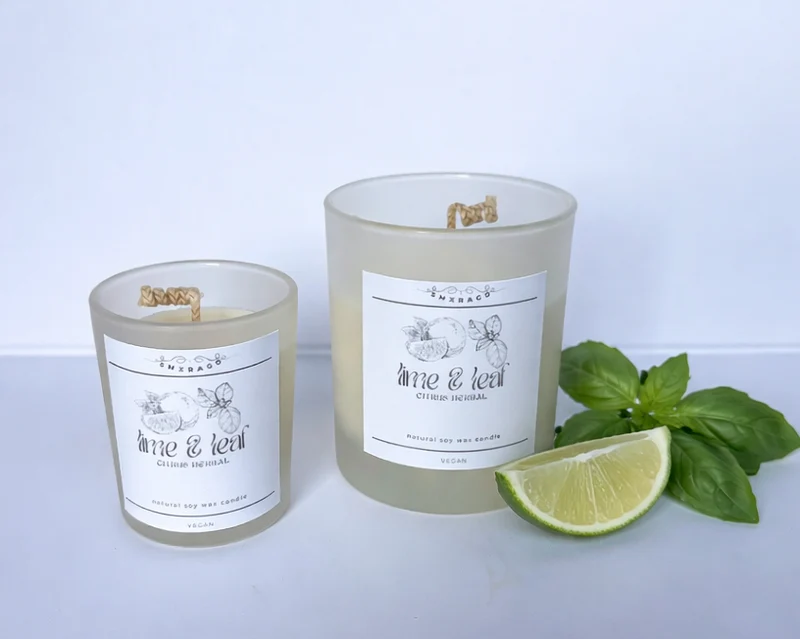 Lime & Leaf Duftkerze - 20cl/ 200ml