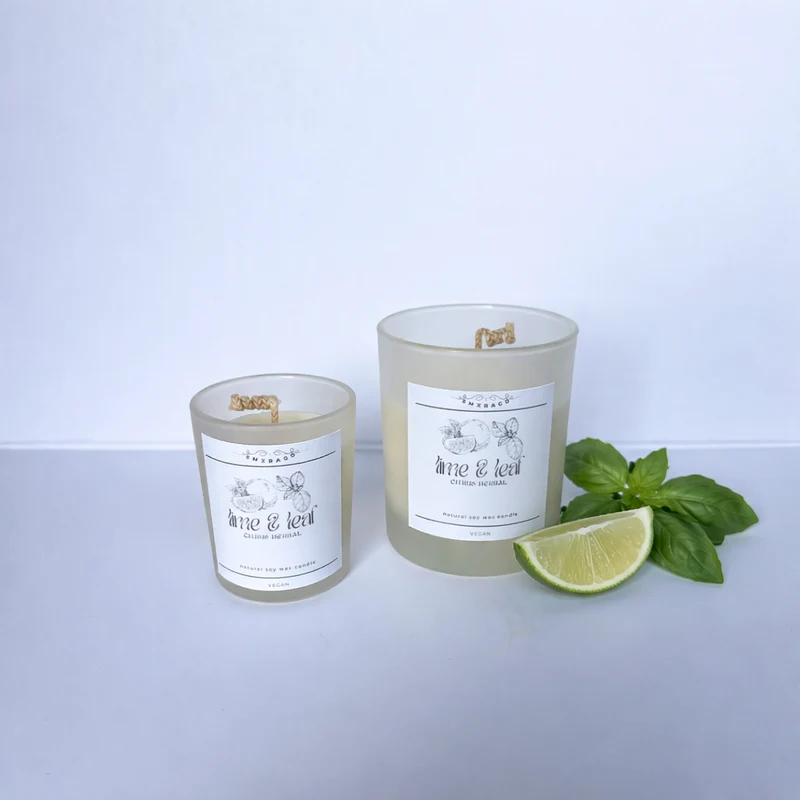 Lime & Leaf Duftkerze - 9cl/ 90ml