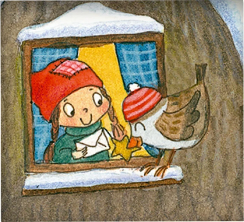 Large Picture Advent Calendar, Gnome Woodland Christmas Design 52cm