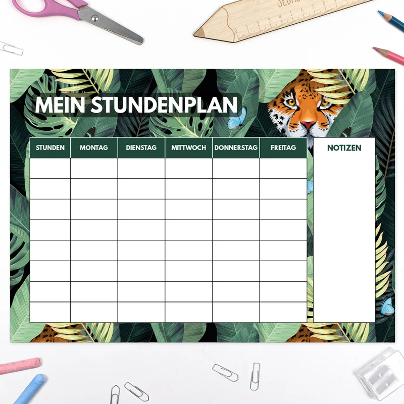 Stundenplan - Dschungeltiger