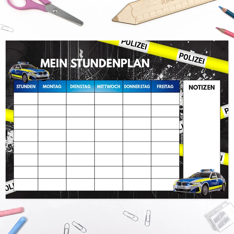 Stundenplan - Polizei