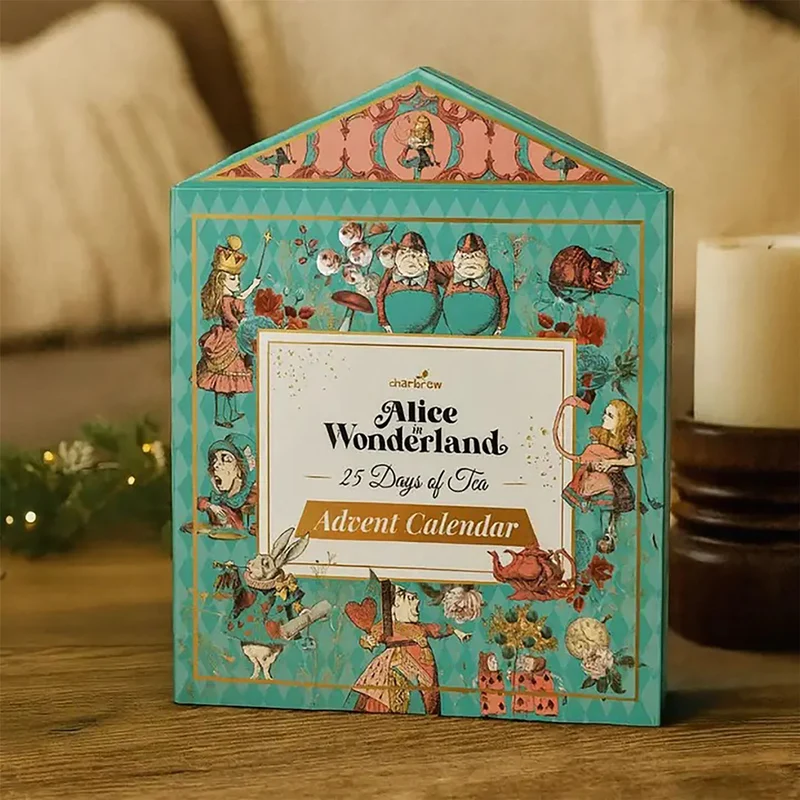 Alice in Wonderland Tea Christmas Advent Calendar, 25 Tea Bags & 8 Blends