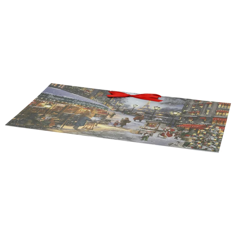 Romantic Christmas in Paris, Large Christmas Advent Calendar, 58x34cm