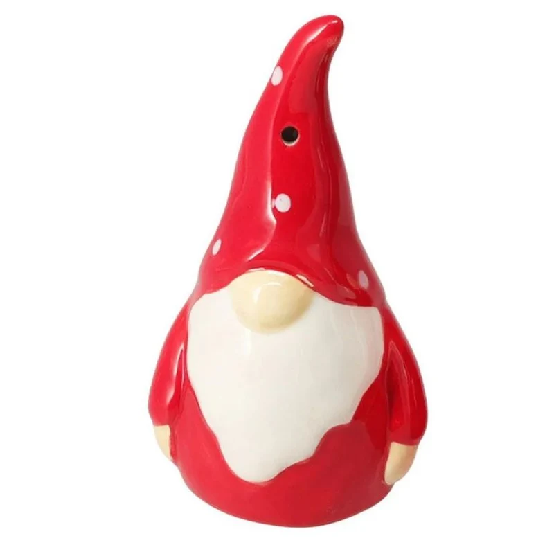 Christmas Gonk Salt and Pepper Shakers | Ceramic Gnome Salt & Pepper Set