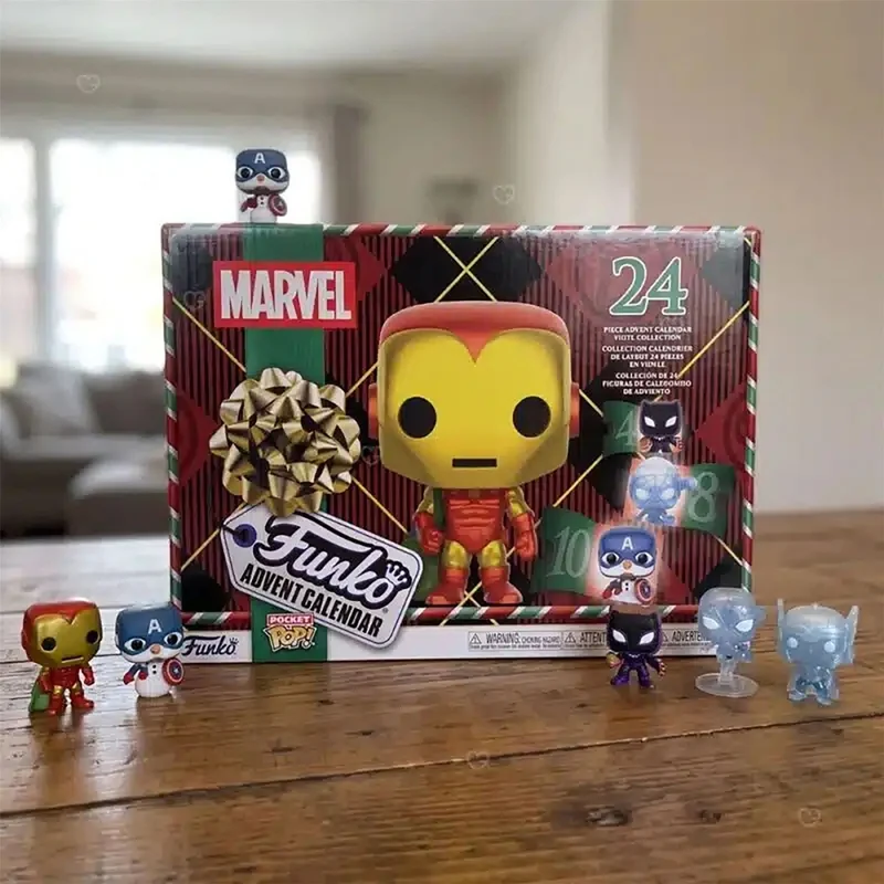 Marvel Funko Pop Advent Calendar, 24 Pocket Pop Collectable Mini Figures
