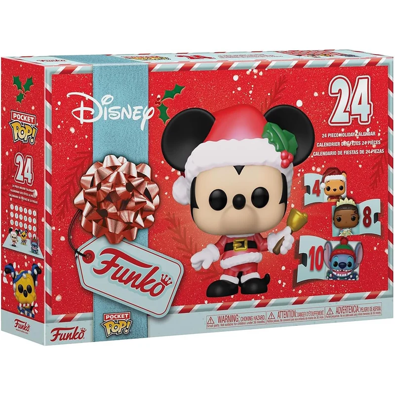 Funko Disney Pocket Pop! Advent Calendar, 24 Collectable Christmas Figures