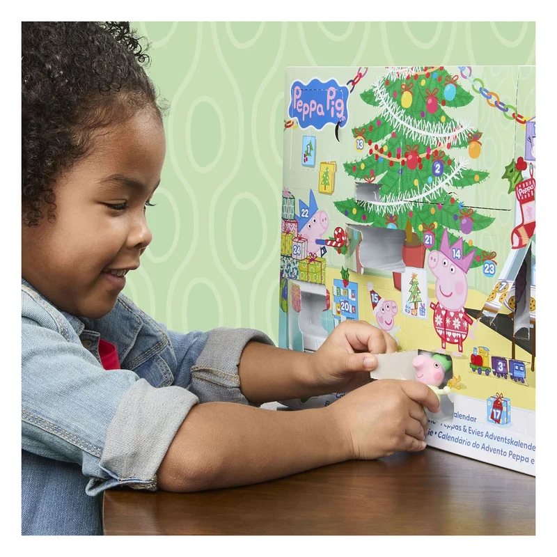 Peppa Pig & Evie's Christmas Advent Calendar, Peppa & Evie Figures