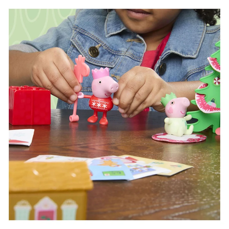 Peppa Pig & Evie's Christmas Advent Calendar, Peppa & Evie Figures