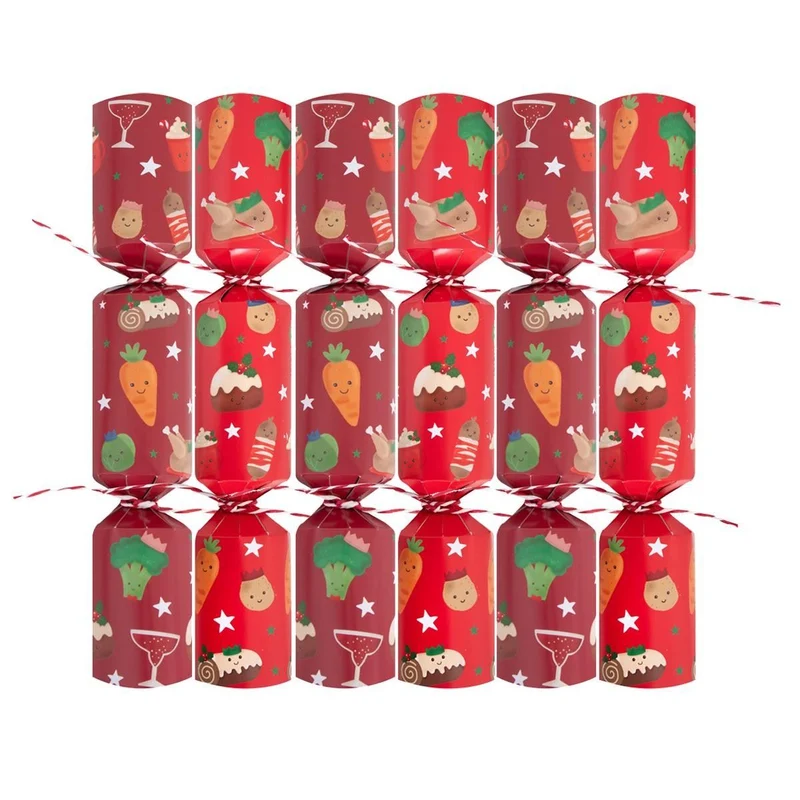 Festive Feast Frenzy Game | 6 Family Christmas Crackers Christmas Dinner Game