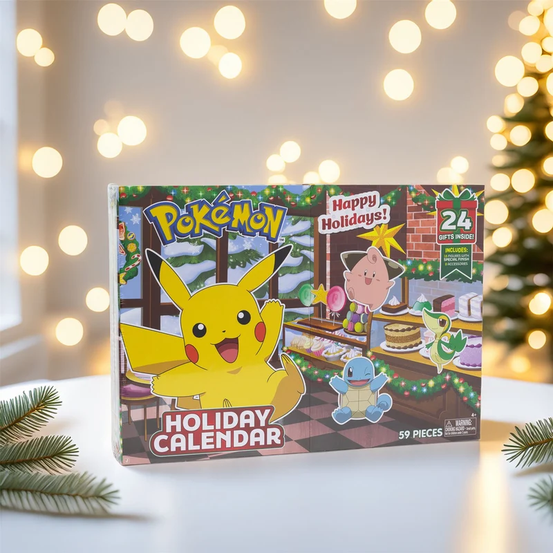 Pokemon Christmas Advent Calendar | 24 Days of Festive Figures and Accessories