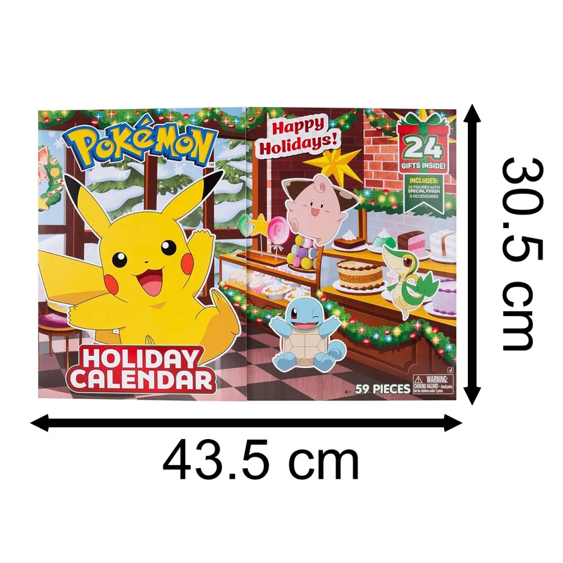 Pokemon Christmas Advent Calendar | 24 Days of Festive Figures and Accessories