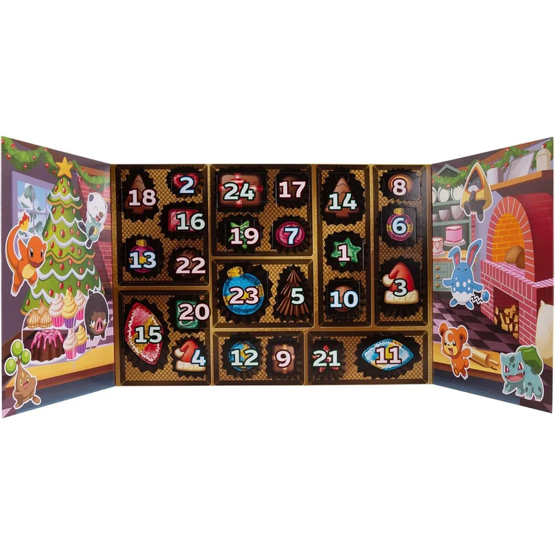 Pokemon Christmas Advent Calendar | 24 Days of Festive Figures and Accessories