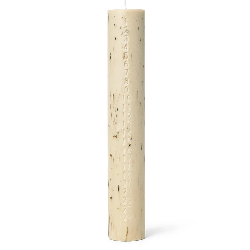 Mura Adventskerze 1–24 Stearin - ferm LIVING