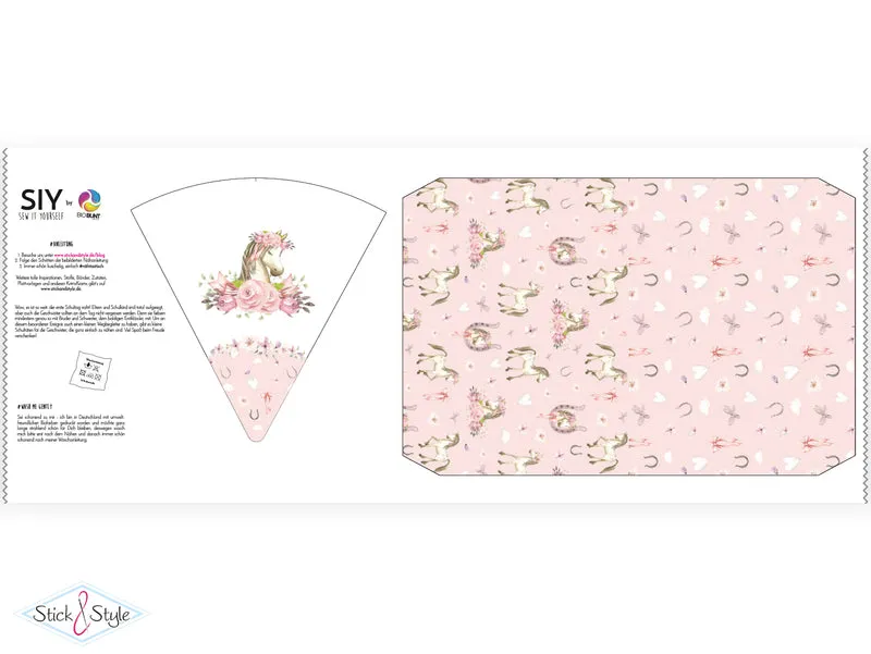 Geschwister Schultüte auch DIY aus Stoff - Pretty Pony