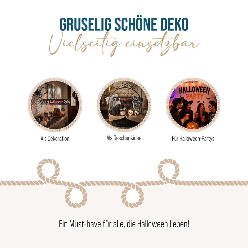 Deko-Schild Willkommen aus Eisen schwarz orange ca. 30 cm