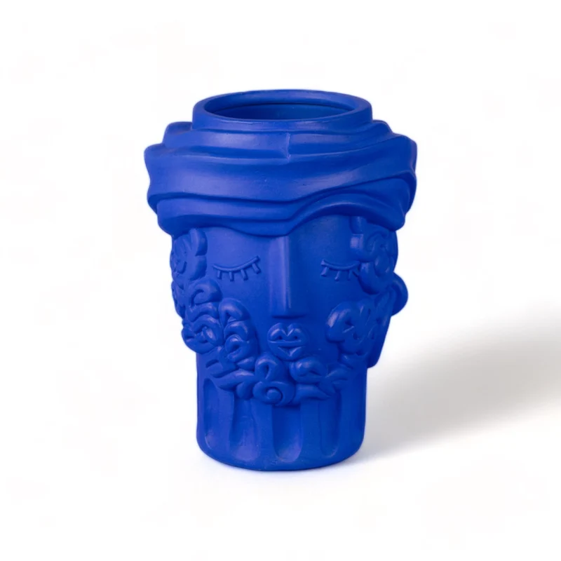 Seletti Magna Graecia Kopf Vase aus Terrakotta – Vase mit Gesicht Mann & Frau