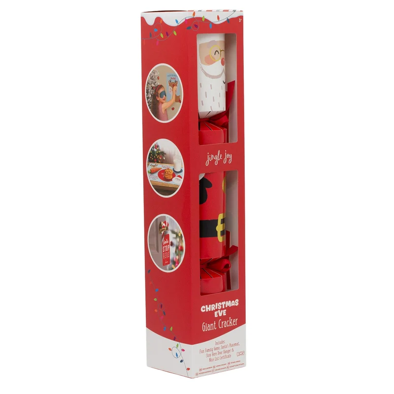 Giant Christmas Eve Cracker for Kids | Children Jumbo Mega Cracker - 55cm