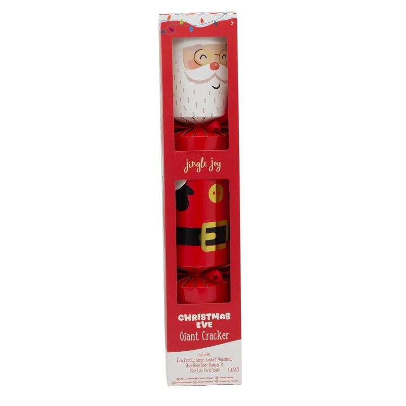 Giant Christmas Eve Cracker for Kids | Children Jumbo Mega Cracker - 55cm