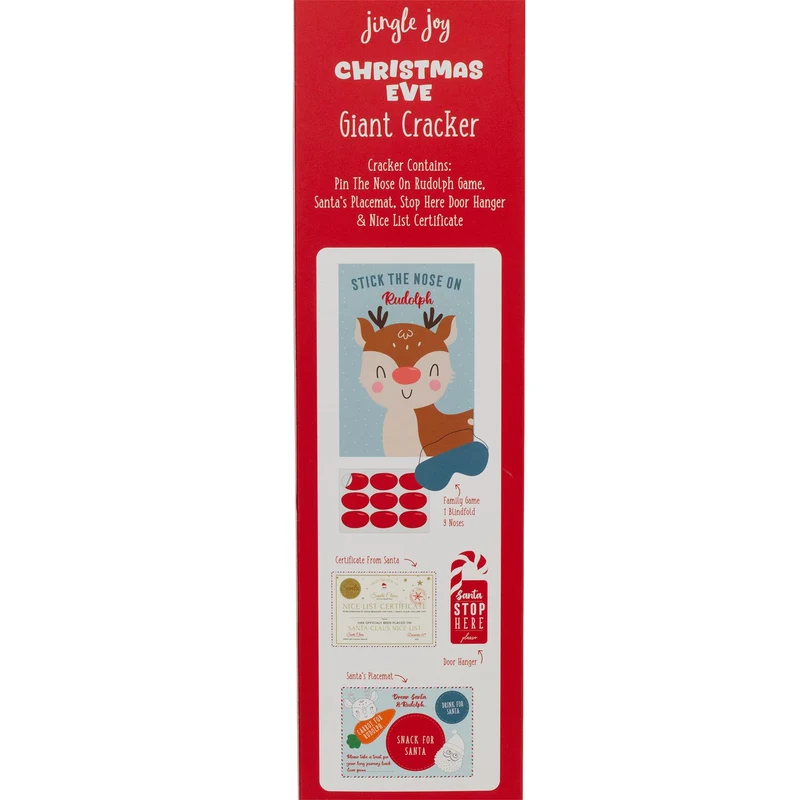 Giant Christmas Eve Cracker for Kids | Children Jumbo Mega Cracker - 55cm