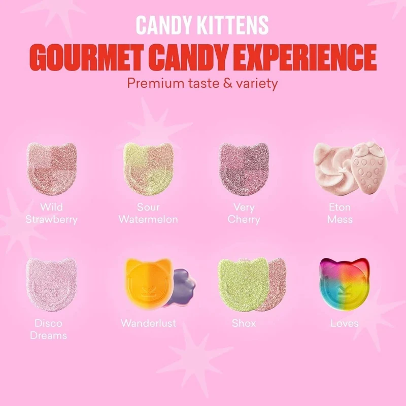 Candy Kittens Advent Calendar | Gourmet Vegan Sweets Christmas Advent Calendar