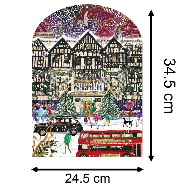 Christmas in London Advent Calendar | Traditional Christmas Advent Calendar