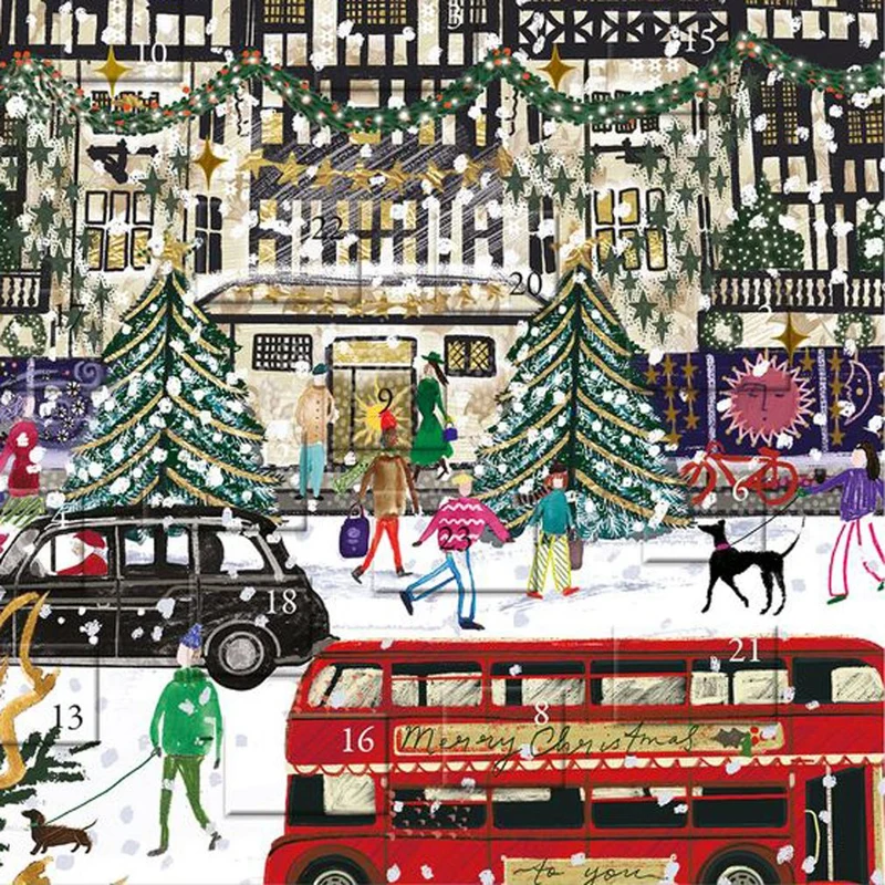 Christmas in London Advent Calendar | Traditional Christmas Advent Calendar