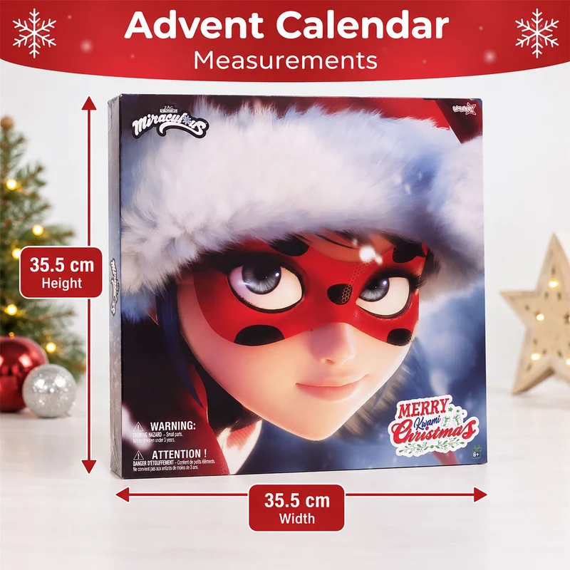 Miraculous Ladybug Ultimate Kwami Christmas Advent Calendar, 19 Kwamis