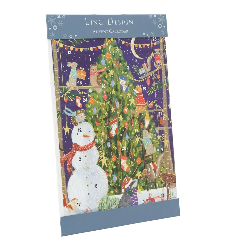 Decorating the Tree Christmas Advent Calendar | Snowman Advent Calendar