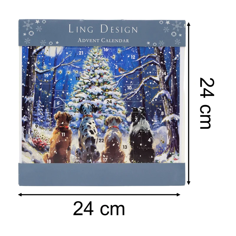 Waiting for Santa Christmas Advent Calendar | Traditional Advent Calendar