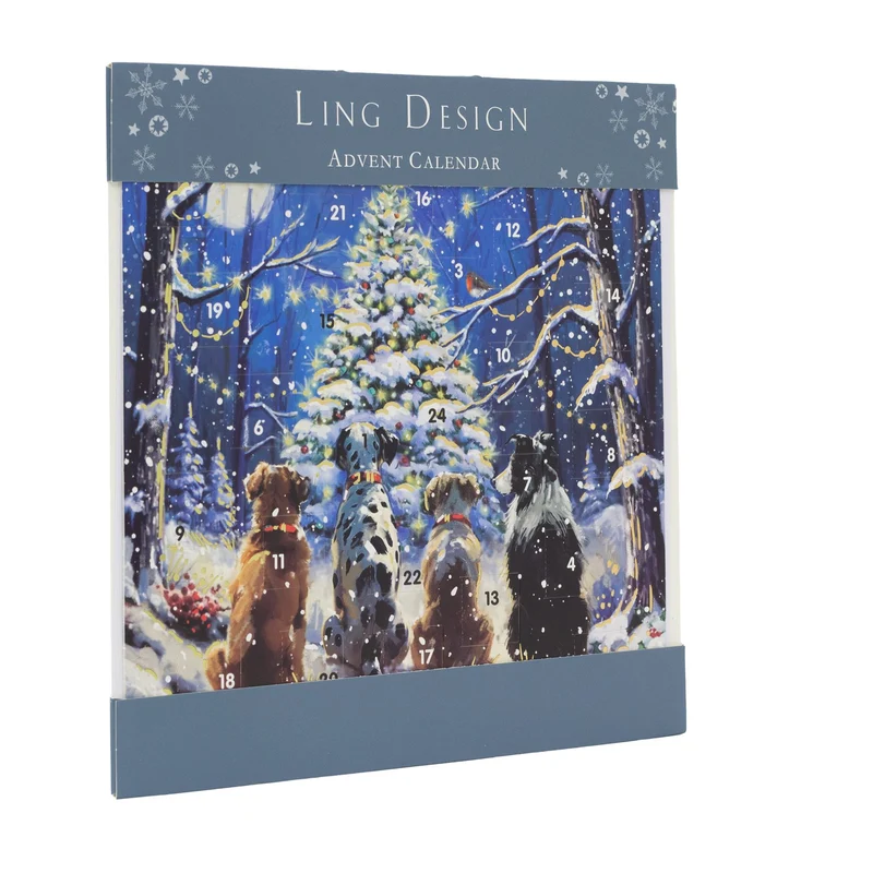 Waiting for Santa Christmas Advent Calendar | Traditional Advent Calendar