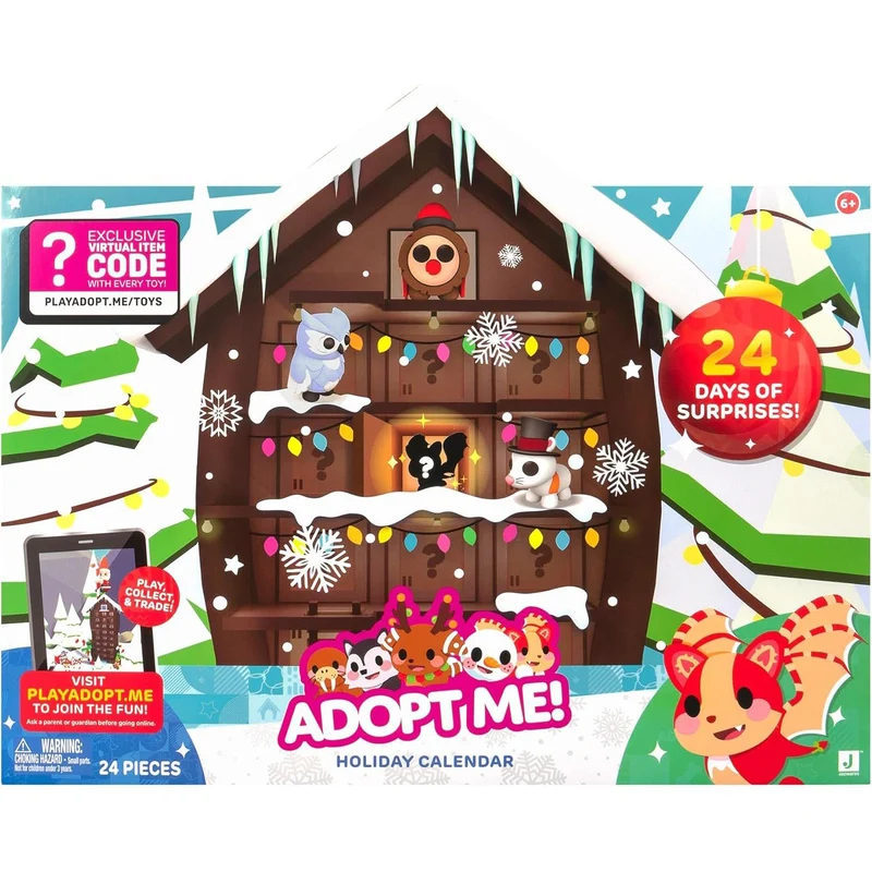 Adopt Me! Christmas Advent Calendar for Kids | Children's Toy Advent Calendar