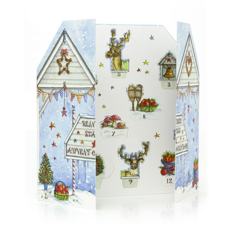 Reindeer Stables Christmas Advent Calendar | Slot-in Interactive Advent Calendar