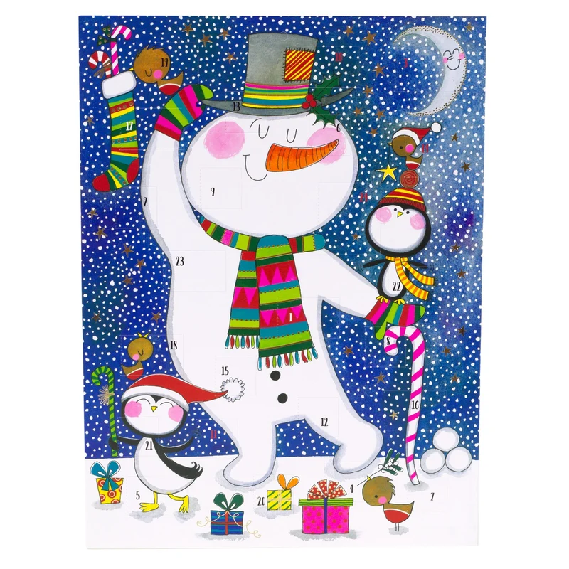 Snowman & Penguins Christmas Advent Calendar | Kids Christmas Countdown Calendar