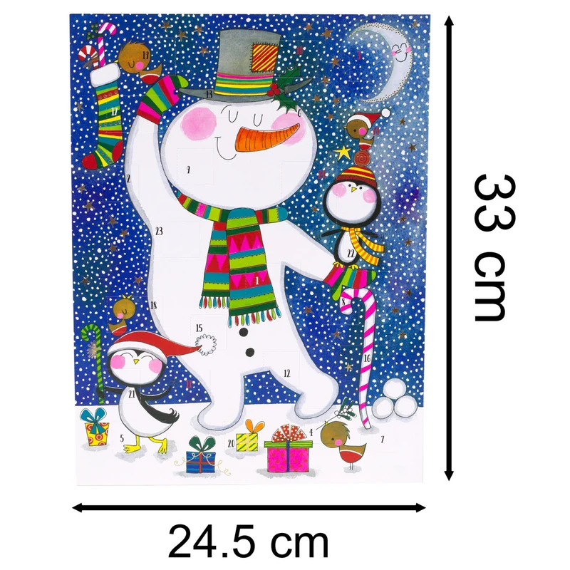 Snowman & Penguins Christmas Advent Calendar | Kids Christmas Countdown Calendar