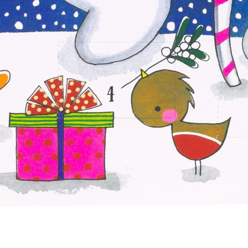 Snowman & Penguins Christmas Advent Calendar | Kids Christmas Countdown Calendar