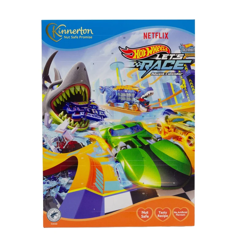 Kids Hot Wheels Chocolate Advent Calendar | Children's Christmas Advent Calendar