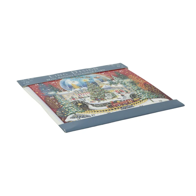 Christmas Night Advent Calendar Greetings Card | Door Advent Calendar
