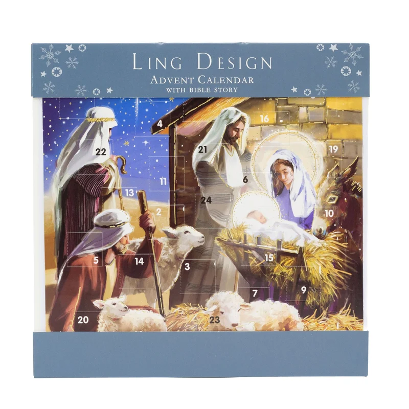 Nativity Scene Christmas Advent Calendar | Traditional Advent Calendar
