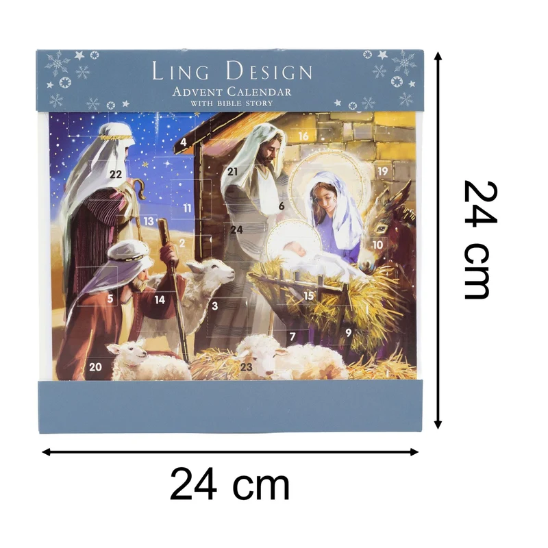 Nativity Scene Christmas Advent Calendar | Traditional Advent Calendar