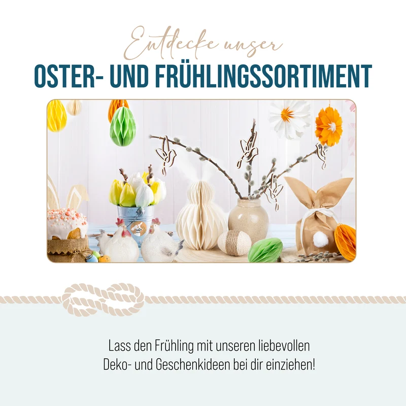 24 Oster-Aufkleber 4 cm rund Hasen und Hühner beige