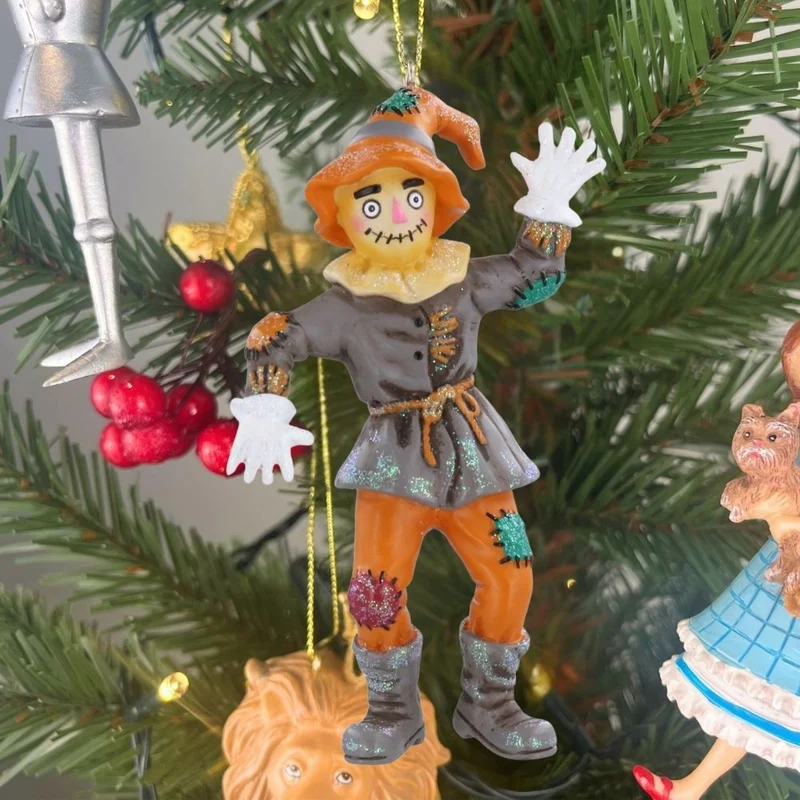 Scarecrow Christmas Tree Bauble | Wizard of Oz Christmas Tree Ornament - 12cm