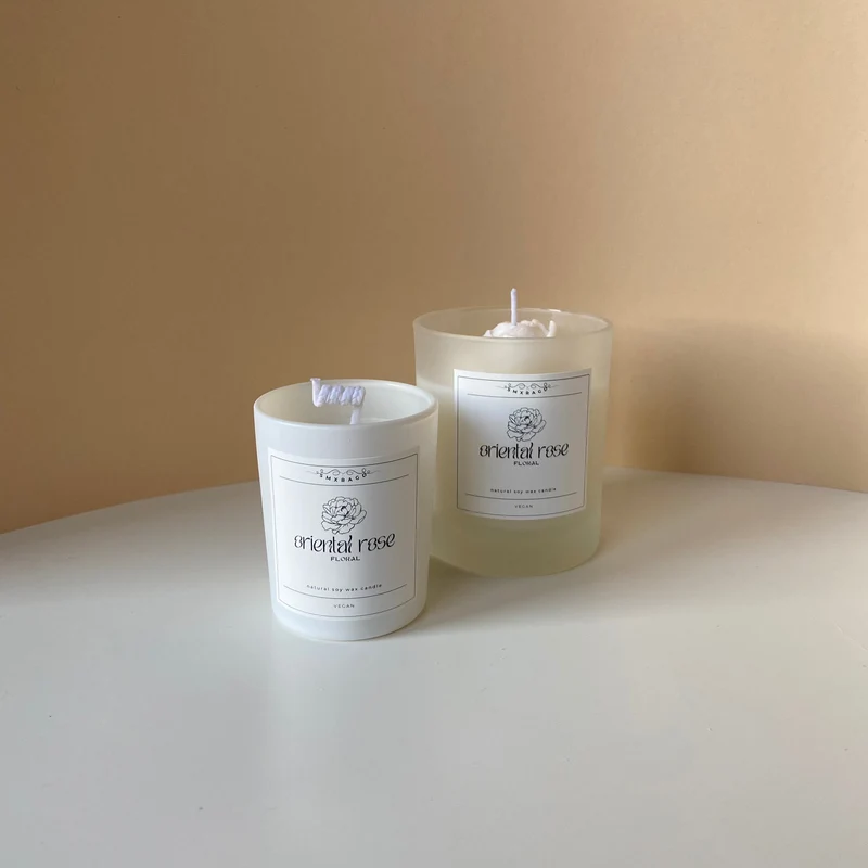 Orientalische Rose | Pfingstrose Duftkerze - 9cl/ 90ml