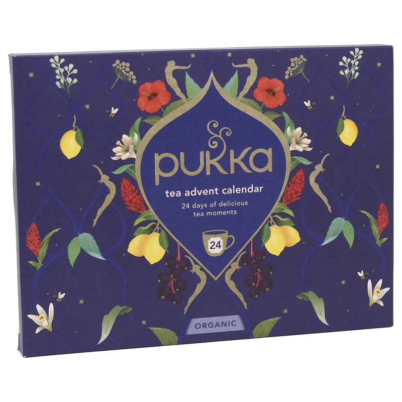 Pukka Tea Advent Calendar | Organic Herbal Tea Christmas Advent Calendar