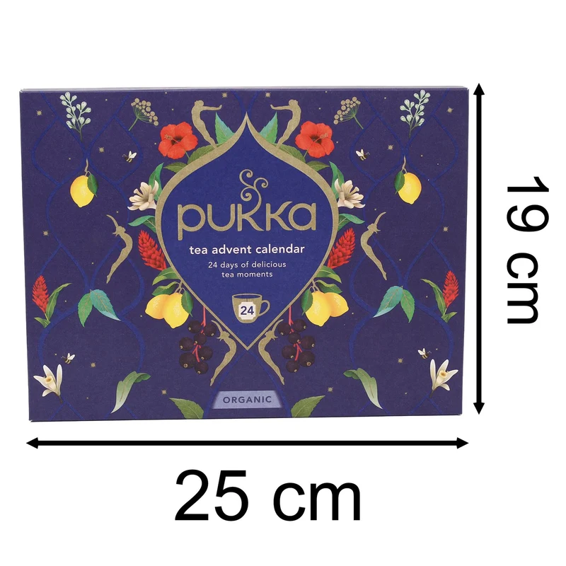Pukka Tea Advent Calendar | Organic Herbal Tea Christmas Advent Calendar