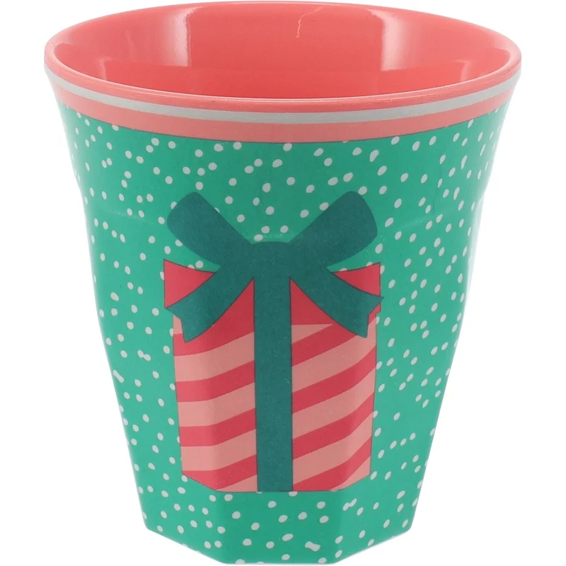 Set of 6 Children's Christmas Beaker | Festive Kids Cup with Christmas Character Design | Plastic Tumbler - 290ml