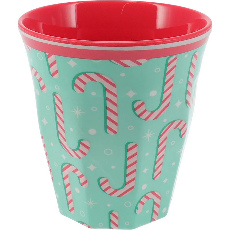 Set of 6 Children's Christmas Beaker | Festive Kids Cup with Christmas Character Design | Plastic Tumbler - 290ml