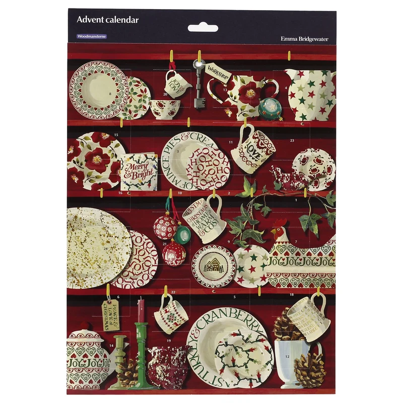 Emma Bridgewater Christmas Dresser Advent Calendar, Picture Calendar