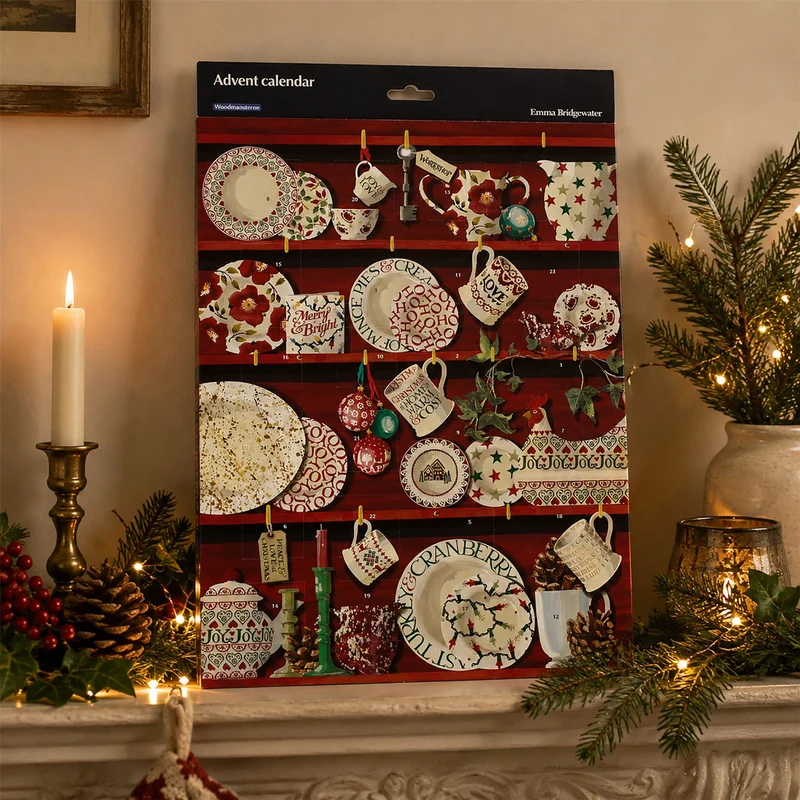 Emma Bridgewater Christmas Dresser Advent Calendar, Picture Calendar